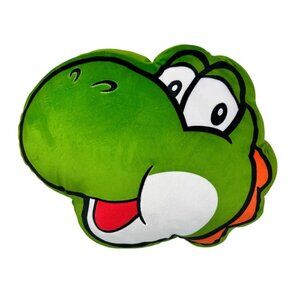 YOSHI Super Mario Club Mochi Mochi Tomy Head Pillow Soft Stuffed Animal Dinosaur
